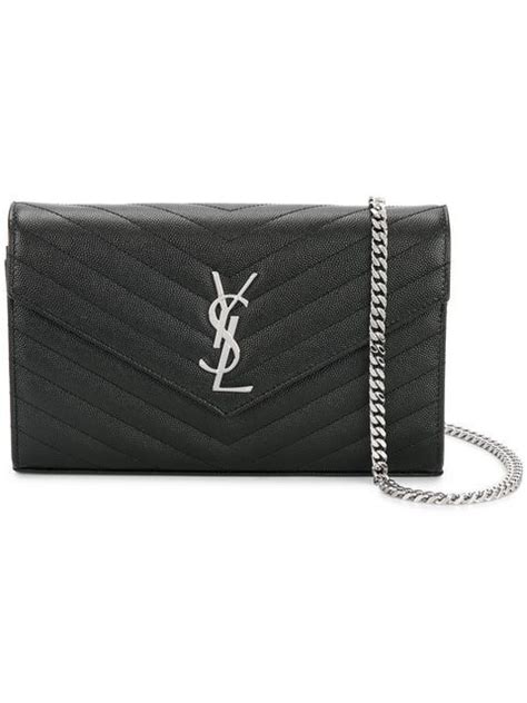 ysl handtasche mit rotem gurt